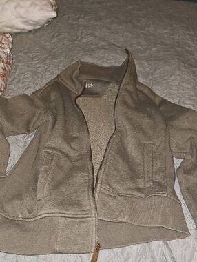Carhartt Olive Brown Crewneck Sweatshirt with Logo